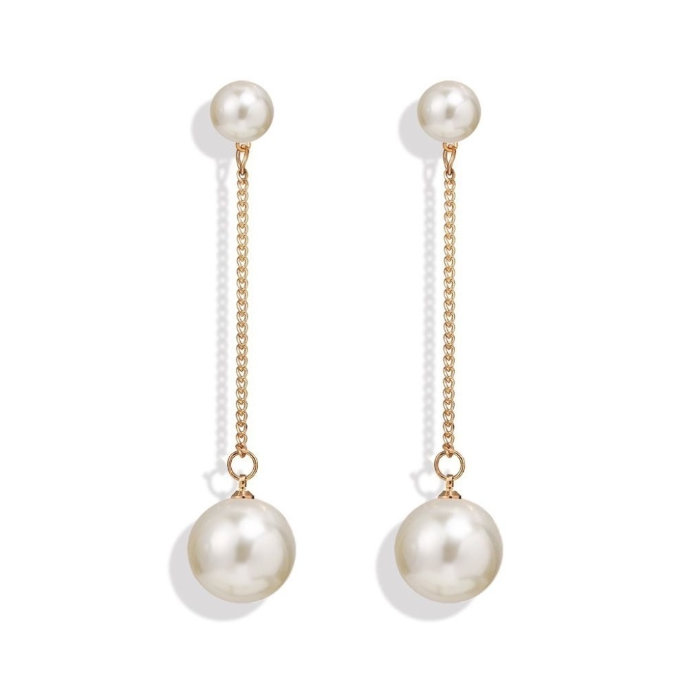 *ALETHIA* Gold x Pearl Fashion Drop Earrings